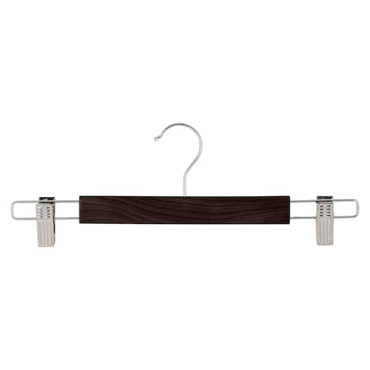 Simplify Mahogany Skirt & Pant Hangers, 2ct.